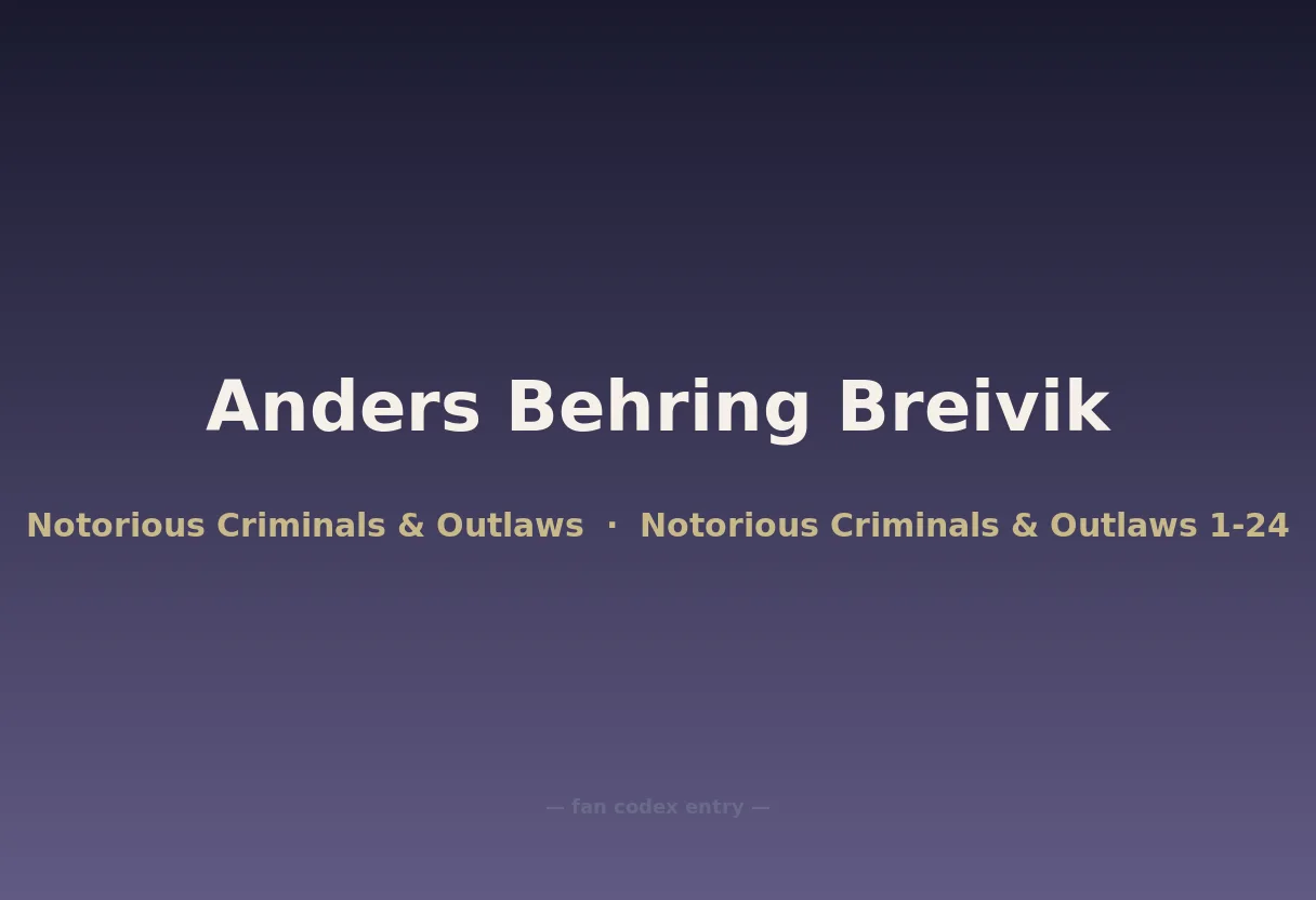 Anders Behring Breivik