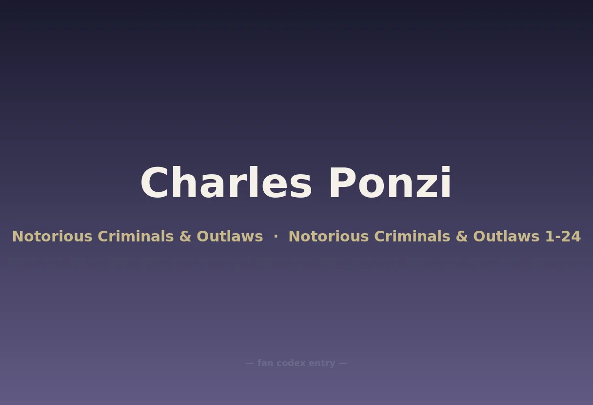 Charles Ponzi