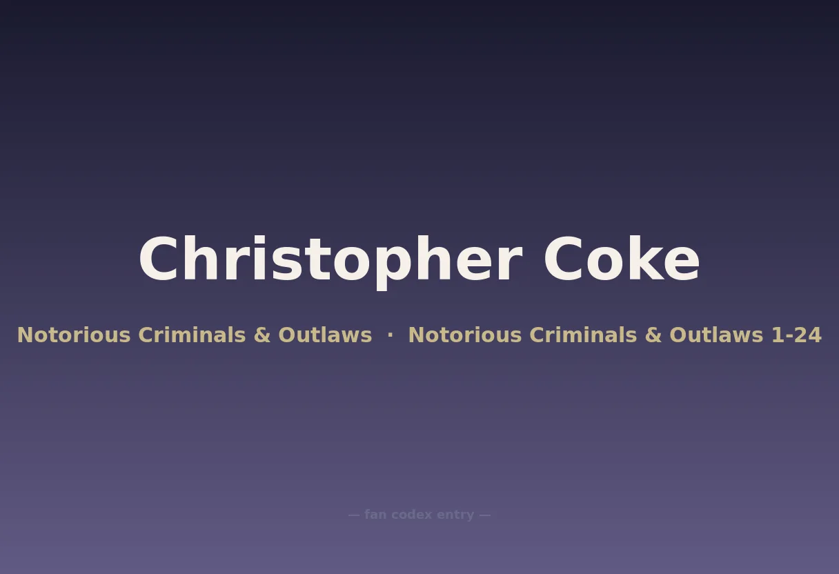 Christopher Coke
